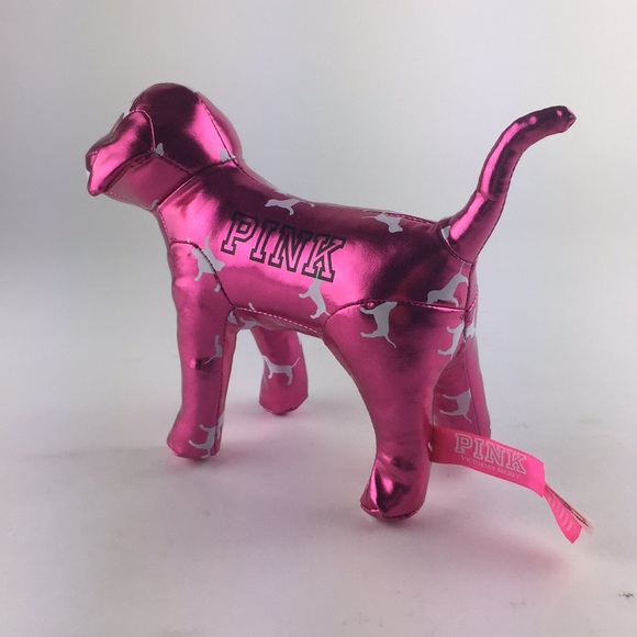 Victorias Secret Metallic Pink Mini Dog - Picture 3 of 3